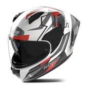 Kaski motocyklowe - Kask Integralny Nolan N60-6 Sport Biały/Czarny/Czerwony MetalXS - miniaturka - grafika 1
