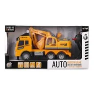 Zabawki zdalnie sterowane - Artyk Auto budowlane zdalnie sterowane Koparka TOYS FOR BOYS 131226 - miniaturka - grafika 1