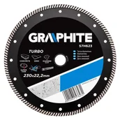 Tarcze do pił - Graphite Tarcza diamentowa 230 x 22.2 mm, turbo super cienka TOP-57H623 - miniaturka - grafika 1