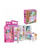 Lalki dla dziewczynek - Mattel Barbie Holiday House Playset, Backdrop - miniaturka - grafika 1
