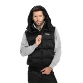 Odzież taktyczna i umundurowanie - Kamizelka z kapturem Pit Bull Walpen 23 - Czarna - miniaturka - grafika 1