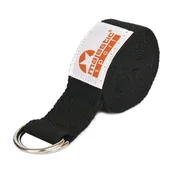 Paski do jogi - Pasek do jogi Majestic Sport YOGA czarny - miniaturka - grafika 1