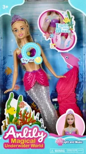 Lalka Syrenka 29cm z akcesoriami 523354 Mega Creative - Przybory szkolne - miniaturka - grafika 1