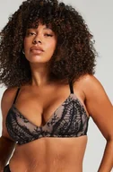 Biustonosze - Hunkemöller Usztywniony biustonosz bez fiszbinów Daphne Czarny - miniaturka - grafika 1