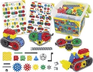 Klocki - Morphun Gearphun Koła zębate i łańcuchy 200 el. - Klocki konstrukcyjne - miniaturka - grafika 1