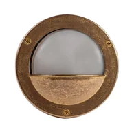 Lampy ścienne - Kinkiet hermetyczny A67SZ ALVERI G9 IP64 - mosiężny - miniaturka - grafika 1