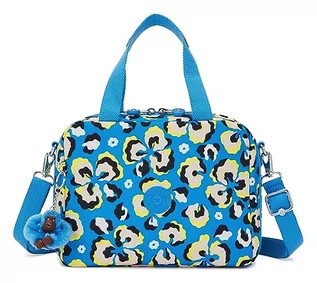 Torebki damskie - Kipling MIYO worek/walizka, 25 x 13,5 x 20, leopard kwiatowy (BLAU), niebieski, Einheitsgröße, MIYO - grafika 1