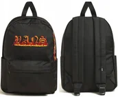 Plecaki - Zestaw 2w1 Vans Plecak Old Skool I Piórnik Black Fire Wersja Limitowana - miniaturka - grafika 1