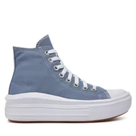 Trampki damskie - Trampki Converse Chuck Taylor All Star Move A06500C Fioletowy - miniaturka - grafika 1
