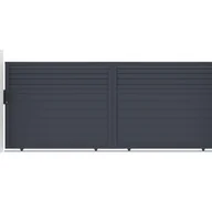 Bramy garażowe - Aluminiowa brama przesuwna 3m CASANOOV CARPATIA 300C180 - miniaturka - grafika 1