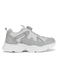Buty dla dziewczynek - Sneakersy Kappa 23KC2371A Szary - miniaturka - grafika 1