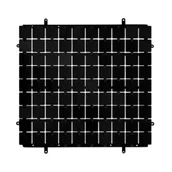 Dekoracje sali - Panel dekoracyjny czarne tło typ B czarny 30x30cm - miniaturka - grafika 1