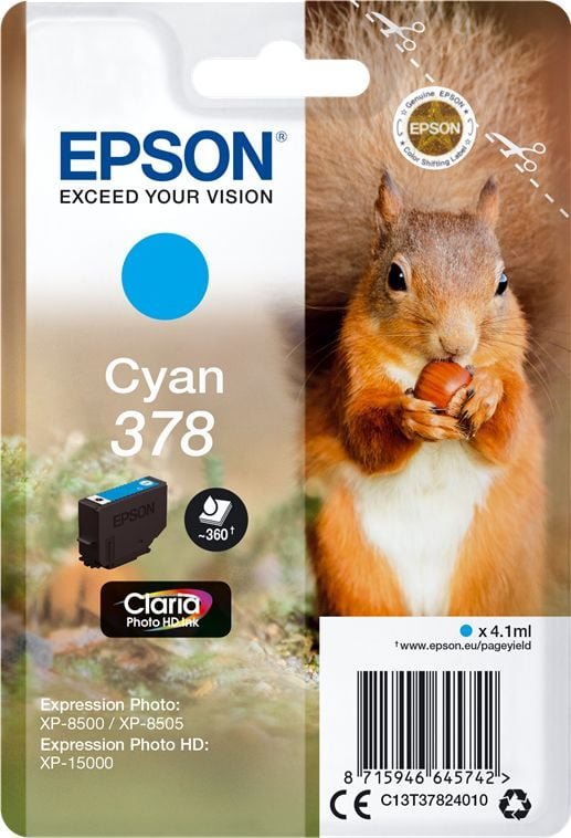 Tusz Epson Tusz 378 cyan