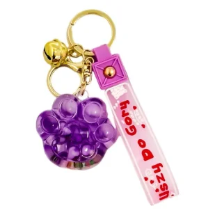Brelok łapka. Fioletowy - MCD - Breloczki dla dzieci - miniaturka - grafika 1