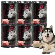 Mokra karma dla psów - ALPHA SPIRIT Bezzbożowa INDYK z Malinami ZESTAW 6x 400g - miniaturka - grafika 1