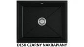 Zlewozmywaki - Exclusive Of Style Zlew Podblatowy Desk Czarny Nakrapiany - miniaturka - grafika 1