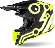 Kaski motocyklowe - Airoh HELMET TWIST 2.0 NEON YELLOW MATT M - miniaturka - grafika 1