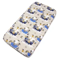 Prześcieradła dla dzieci - PRZEŚCIERADŁO 90x200 cm Z GUMKĄ DO ŁÓŻKA BAWEŁNA Kerstin - miniaturka - grafika 1