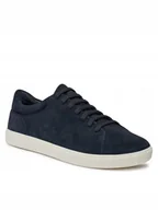 Sneakersy męskie - Geox Ciemnoniebieskie sneakersy męskie Avola - miniaturka - grafika 1