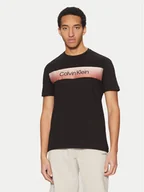 Koszulki męskie - Calvin Klein T-Shirt K10K114163 Czarny Regular Fit - miniaturka - grafika 1