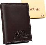 Portfele - Always Wild Skórzany portfel męski z zabezpieczeniem antykradzieżowym Always Wild NoSize - miniaturka - grafika 1