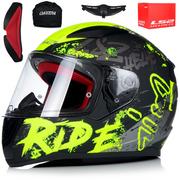 Kaski motocyklowe - KASK MOTOCYKLOWY LS2 FF353 RAPID NAUGHTY BLACK r.L - miniaturka - grafika 1