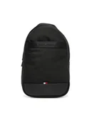 Plecaki - Tommy Hilfiger Plecak Th Nylon Travel Sling Bag AM0AM13572 Czarny - miniaturka - grafika 1