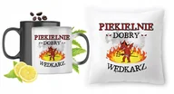 Gadżety dla niej i dla niego - Dla Wędkarza Zestaw Kubek Magiczny + Poduszka z Nadrukiem ze Zdjęciem - miniaturka - grafika 1