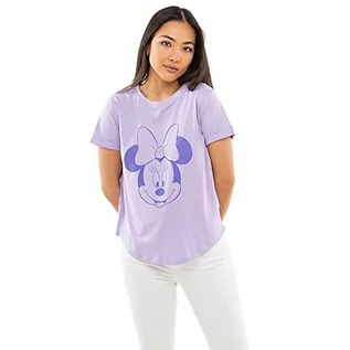 Koszulki i topy damskie - Disney Minnie Head Koszulka damska, Lilac, 36 - grafika 1