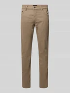 Spodnie męskie - Spodnie o kroju modern fit z 5 kieszeniami - miniaturka - grafika 1