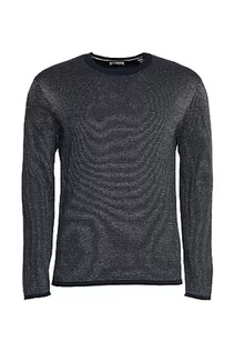 Swetry męskie - ESPRIT Sweter męski, 450/Petrol Blue, XS - grafika 1