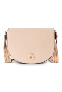 Zaokrąglona listonoszka NOBO z ozdobną taśmą - Nobo - Torebki damskie - miniaturka - grafika 1