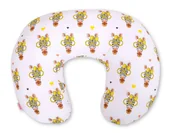 Poduszki do karmienia - Poduszka rogal do karmienia fasolka rozbieralna- zebra w żółtych okularach - miniaturka - grafika 1