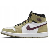 Buty trekkingowe męskie - Buty na co dzień męskie NIKE AIR JORDAN 1 ZOOM CMFT wysokie skóra - miniaturka - grafika 1