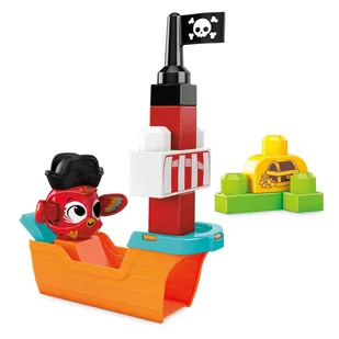 Mega Bloks Klocki A kuku Statek piracki Zestaw GRV34 GRV34 - Klocki - miniaturka - grafika 1