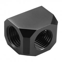Phanteks Glacier T-Splitter Adapter G1/4 czarny PH-TS_BK_G1/4 - Chłodzenie wodne - miniaturka - grafika 1