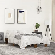 Łóżka - Rama łóżka, przydymiony dąb, 120x200 cm Lumarko! - miniaturka - grafika 1