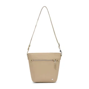 Torebka damska antykradzieżowa Pacsafe W - beżowa - Torebki damskie - miniaturka - grafika 1