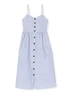 Sukienki - BlendShe Damska sukienka Bsblanka R Dr, Biały (Striped 29101), XS - miniaturka - grafika 1