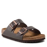 Klapki i japonki damskie - Birkenstock Klapki Arizona Bs 0051103 Dark Brown - miniaturka - grafika 1