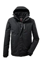 Kurtki męskie - Killtec Kow męska kurtka funkcyjna Kow 161 Mn Jckt z odpinanym kapturem, czarna, XXXL, Czarny, 3XL - miniaturka - grafika 1