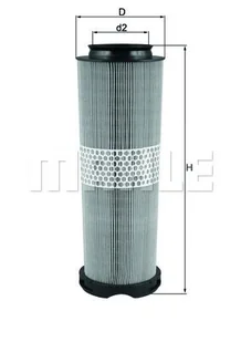 Filtr powietrza Mahle LX 1020 - Filtry powietrza - miniaturka - grafika 1