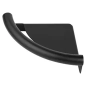 Akcesoria do armatury i ceramiki - Deante VITAL UCHWYT CZARNY NAROŻNY Z PÓŁKĄ - miniaturka - grafika 1