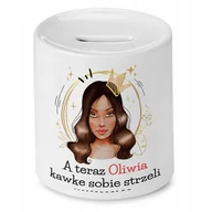 Skarbonki - Skarbonka na Urodziny 50 50te 50-te na Prezent z Nadrukiem ze Zdjęciem + Opakowanie na prezent (wzór 03) - miniaturka - grafika 1