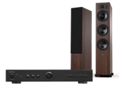 Zestawy stereo - Rotel A11 MkII (czarny) + Tesi 6 (mokka) - miniaturka - grafika 1