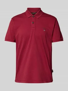 Koszulka polo o kroju regular fit z wyhaftowanym logo model ‘elbas’ - Koszulki męskie - miniaturka - grafika 1