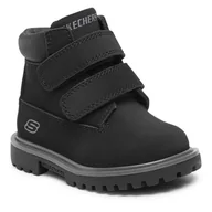 Buty dla chłopców - Trapery Skechers Mecca Sawmill 93159N/BLK Black - miniaturka - grafika 1