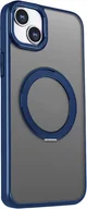 Etui i futerały do telefonów - Etui na telefon komórkowy Obrotowe etui Mag Ring kompatybilne z iPhone 16 6,7" Granatowy - miniaturka - grafika 1