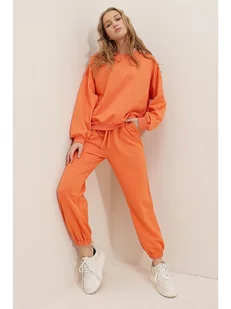 Trend Alacati 2-częściowy zestaw "Trend Alaçat Stili" w kolorze pomarańczowym - Bluzy damskie - miniaturka - grafika 1