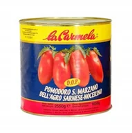 Pasztet i przetwory mięsne - Pomidory San Marzano 2550g - La Carmela włoskie obrane całe duża puszka - miniaturka - grafika 1